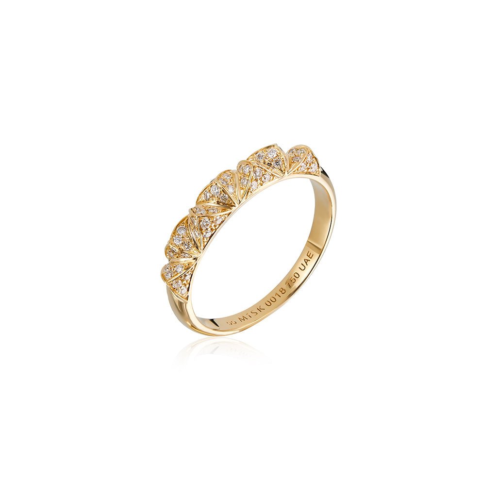 Tilal Small Ring#Gold_Yellow Gold