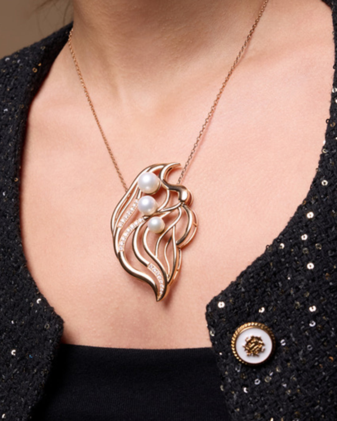Dana Wave Large Pendant